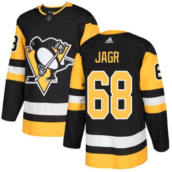 Jaromir Jagr Pittsburgh Penguins Adidas Youth Authentic Home Jersey - Black